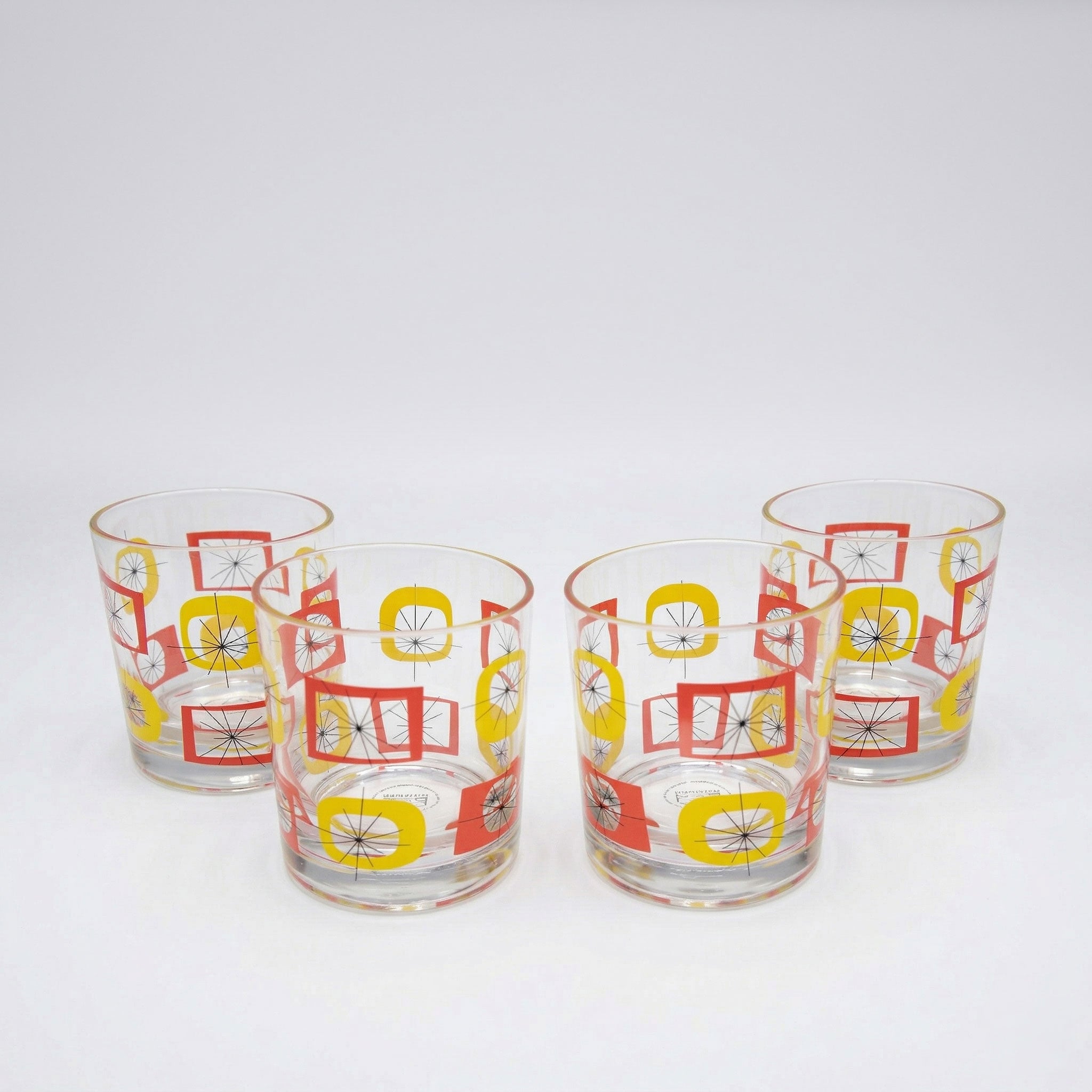Atomic Acrylic Old Fashioned Glasses | Set of 4