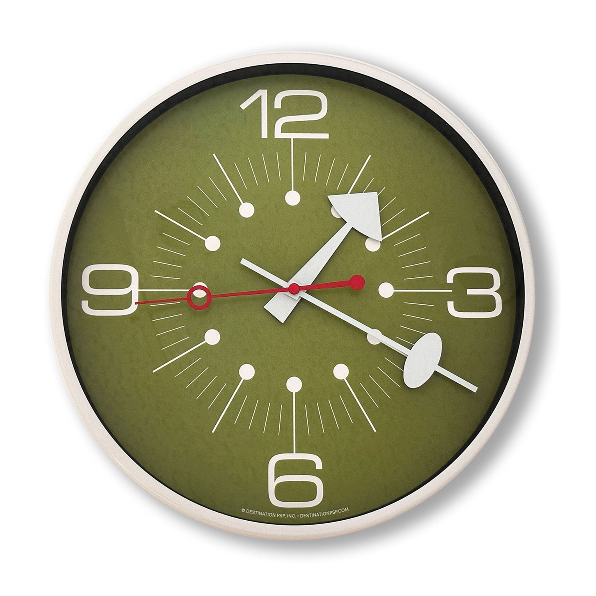 About Dot Time Wall Clock - Green - Destination PSP