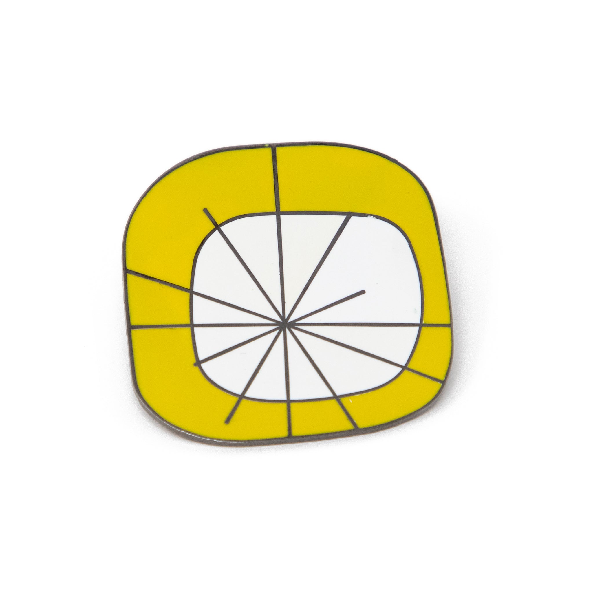 Atomic Yellow Cloisonne Pin - Destination PSP