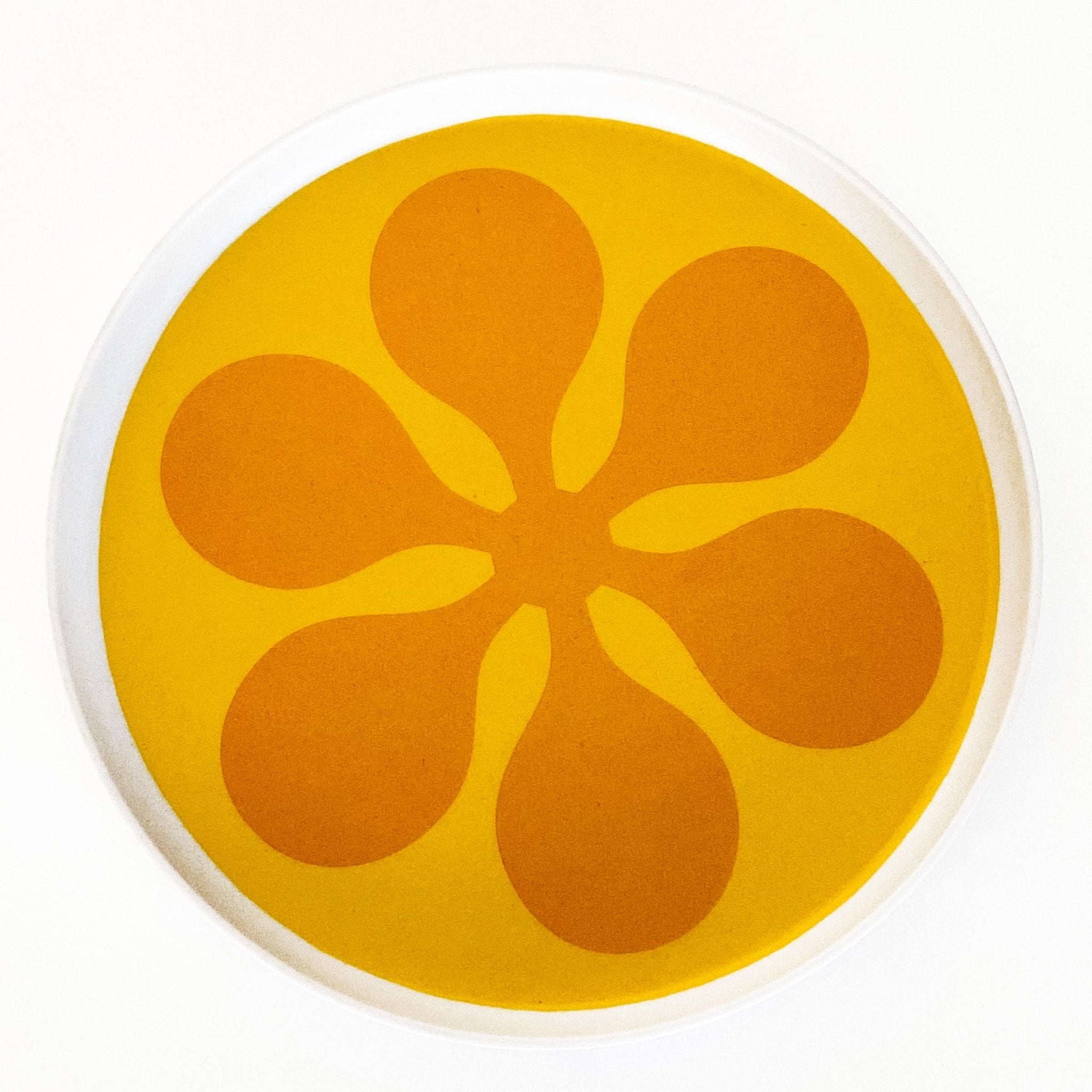 Modfest Acrylic Stemmed Wine, Set of 4 (Yellow Orange)