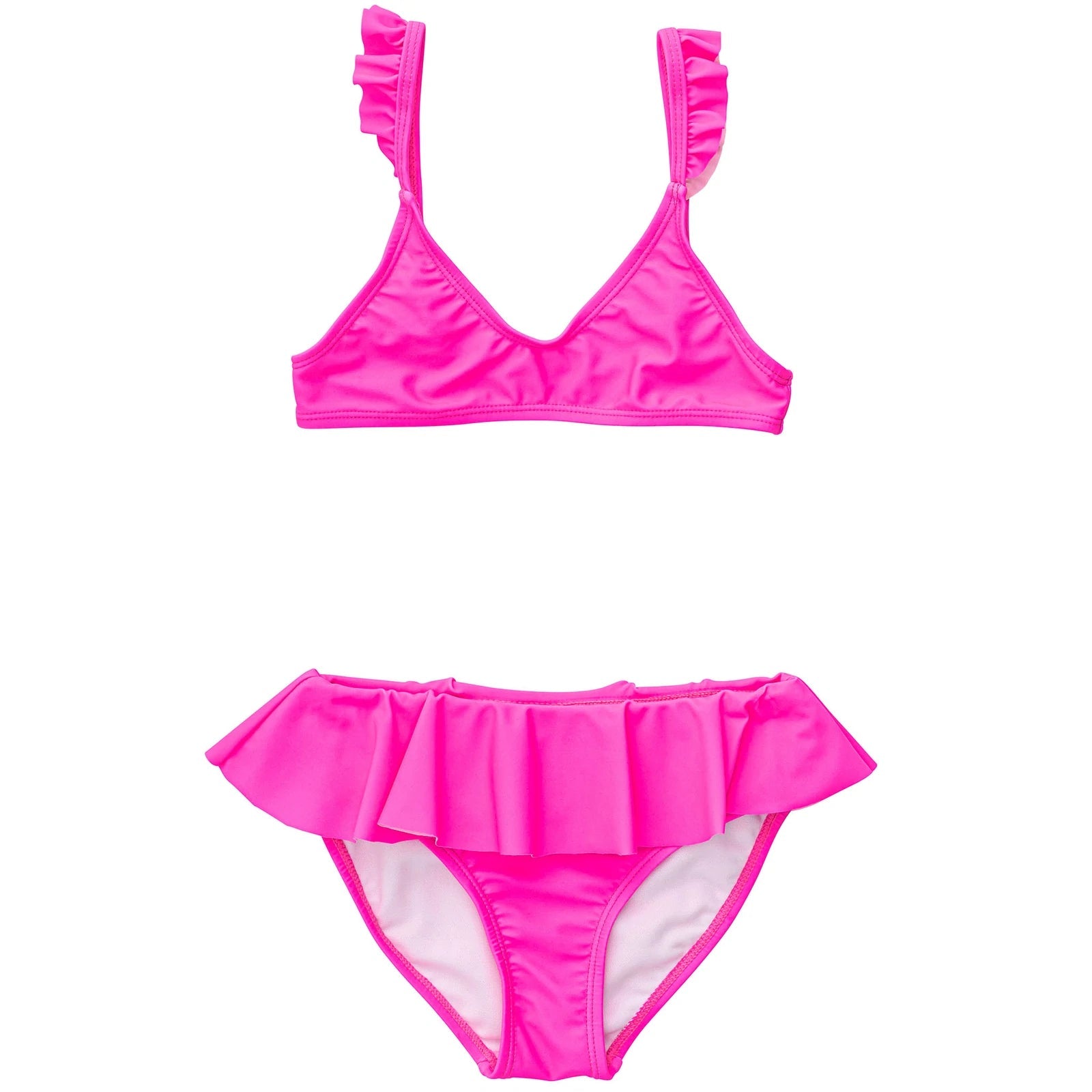 Neon Queen Pink Frilled Bikini Destination PSP