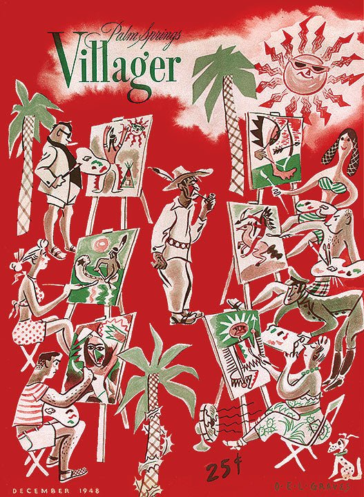 Palm Springs Life Cover Print - 1948 December - Destination PSP