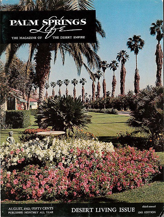 Palm Springs Life Cover Print - 1962 Desert Living - Destination PSP