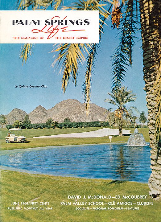 Palm Springs Life Cover Print - 1964 June - Destination PSP
