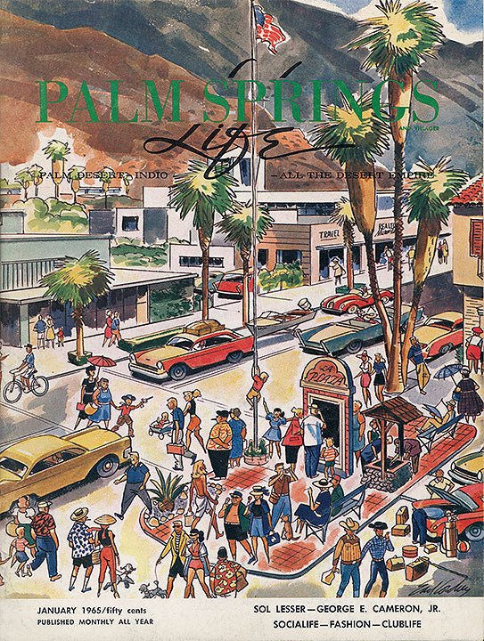 Palm Springs Life Cover Print - 1965 January – Destination PSP