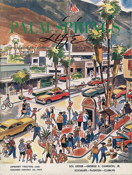Palm Springs Life Cover Print - 1965 January - Destination PSP