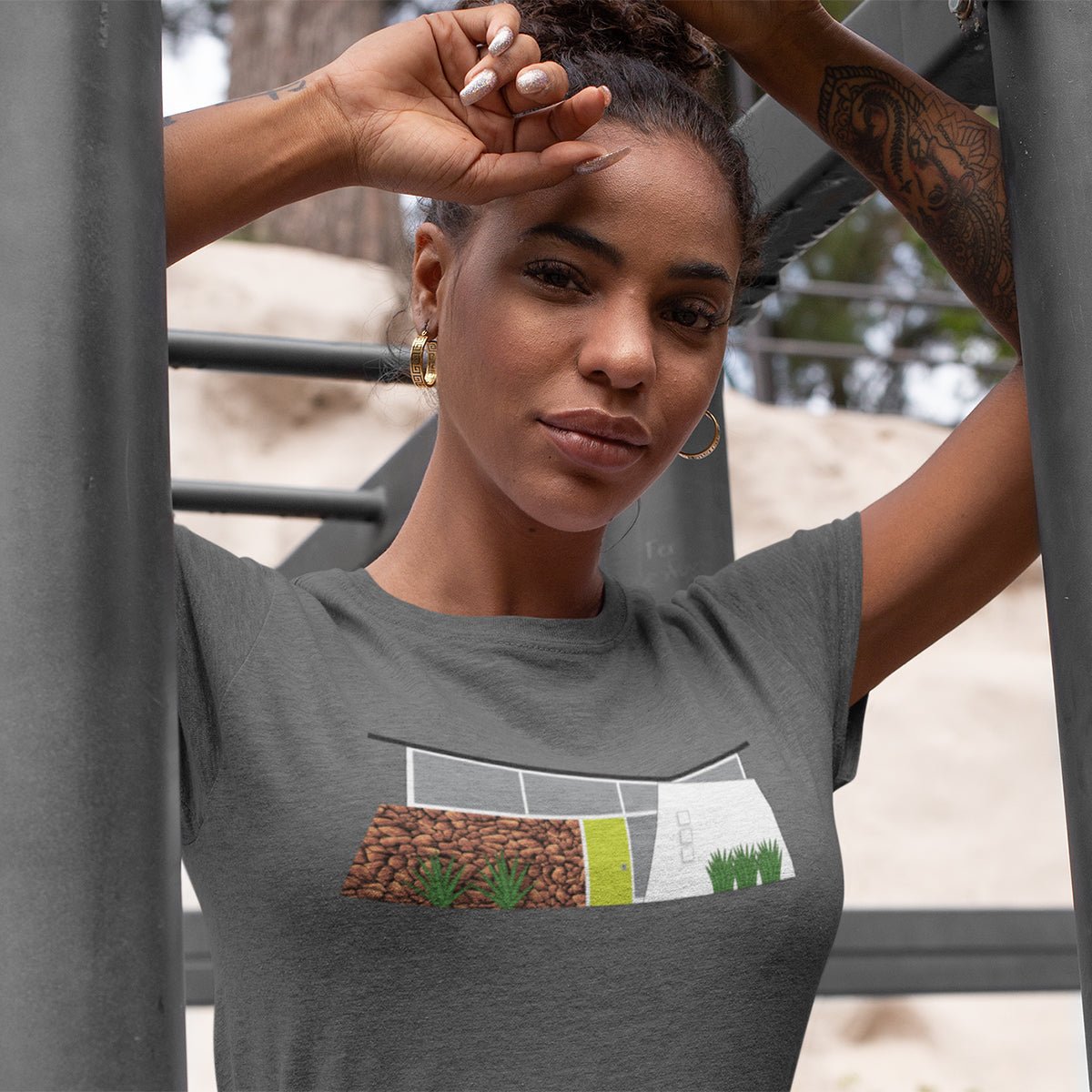 Unisex T-shirt Midcentury Ranch Club House – Destination PSP