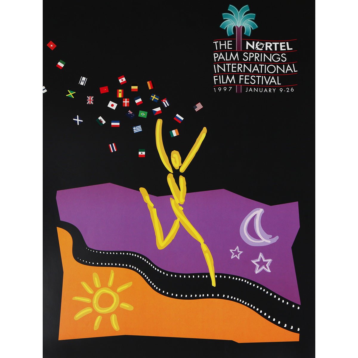 1997 Palm Springs International Film Festival Postcard - Destination PSP