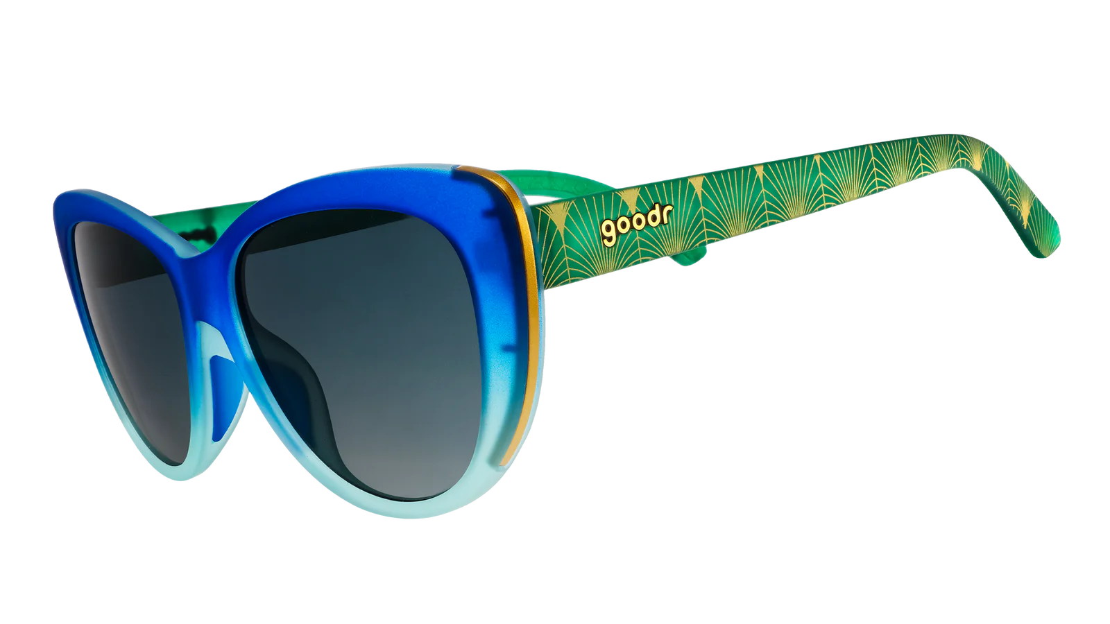 Goodr Sunglasses - Rhondas Peacock Palace