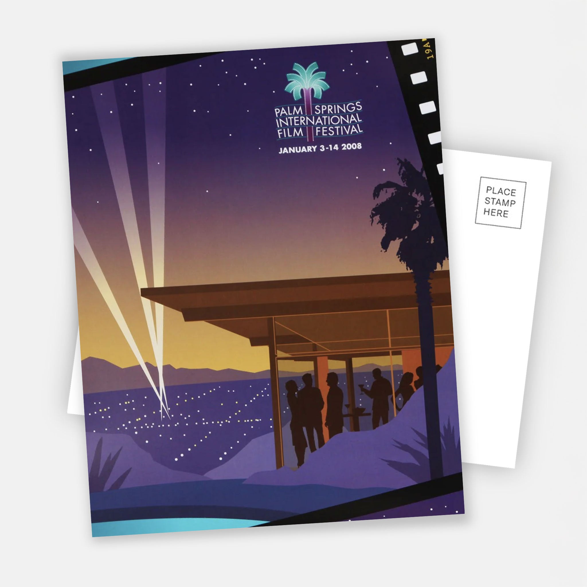 2008 Palm Springs International Film Festival Postcard - Destination PSP