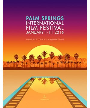 2016 Palm Springs International Film Festival Postcard - Destination PSP