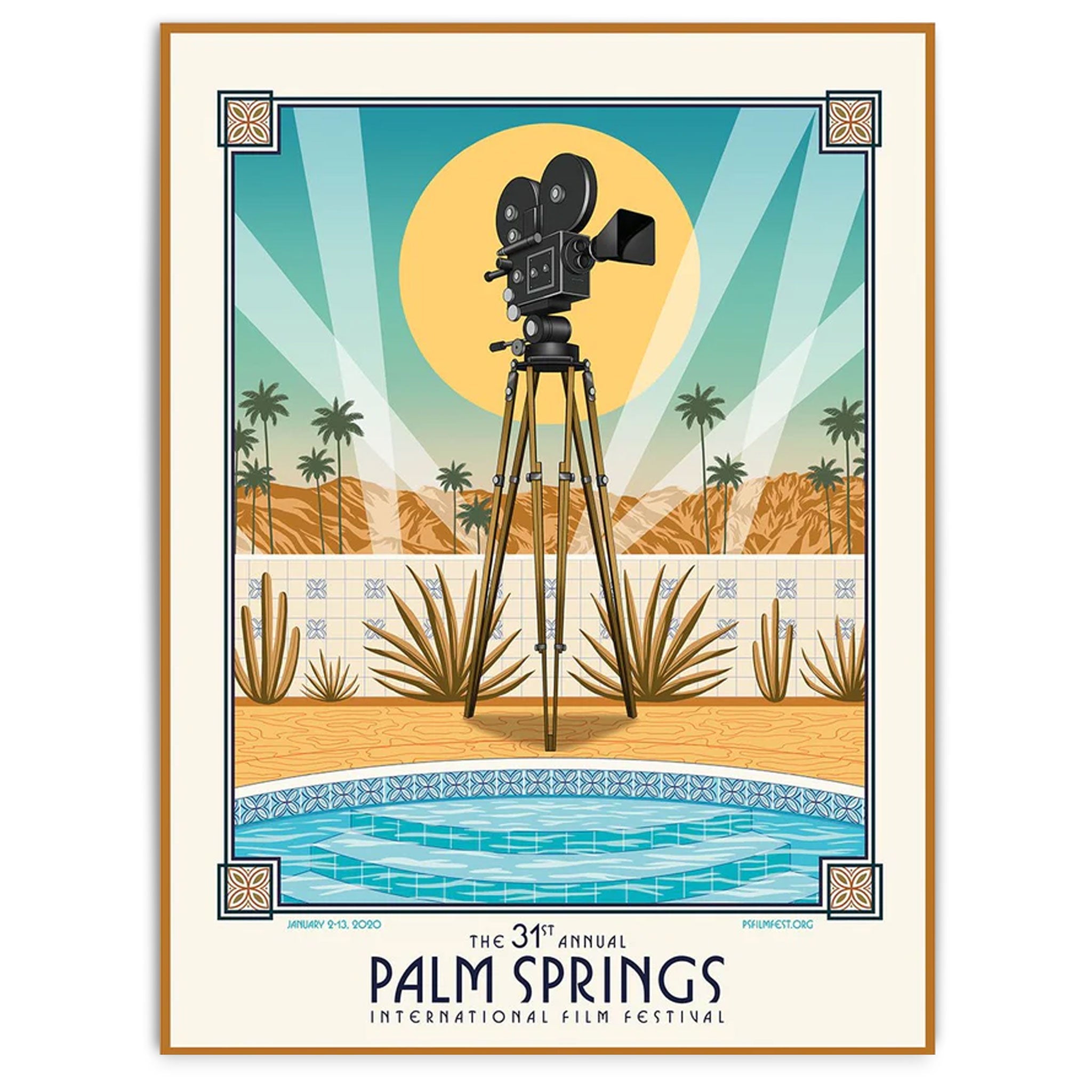 2020 Palm Springs International Film Festival Poster - Destination PSP