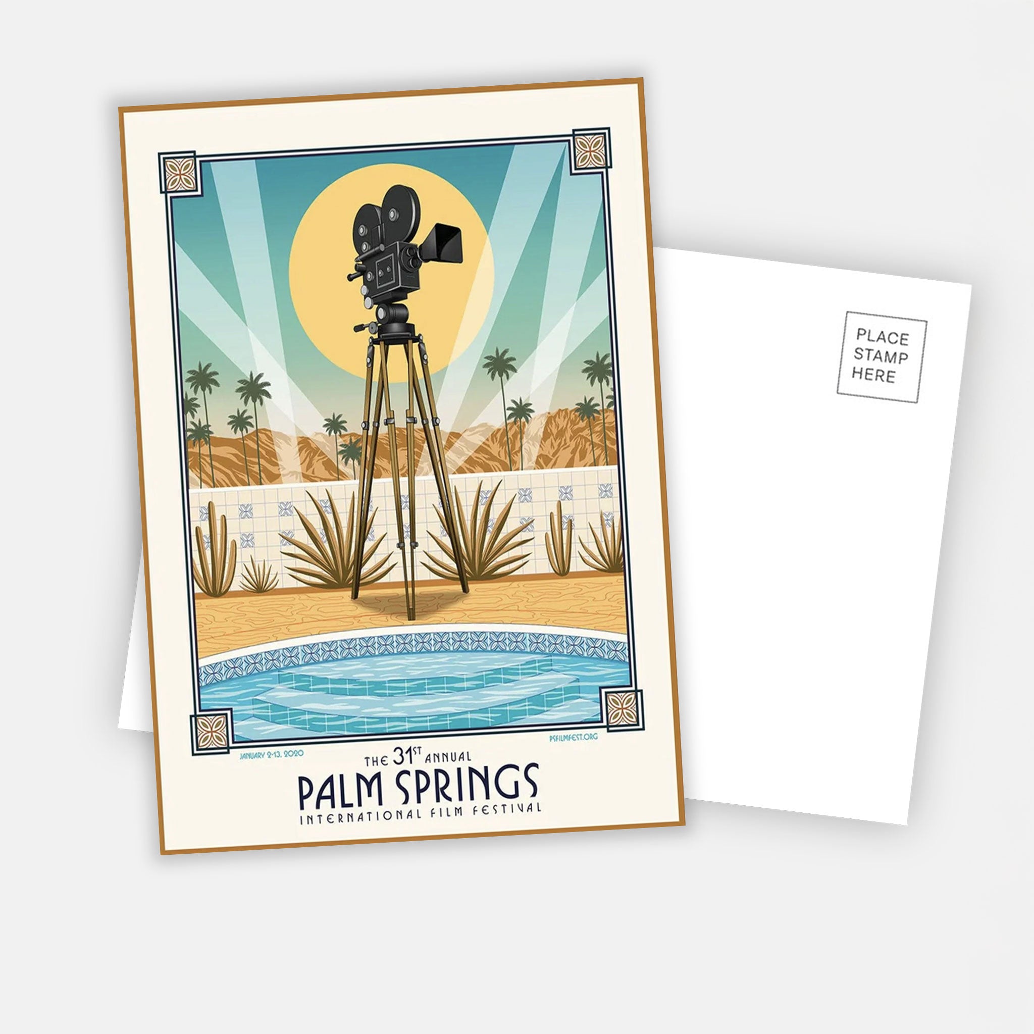 2020 Palm Springs International Film Festival Postcard