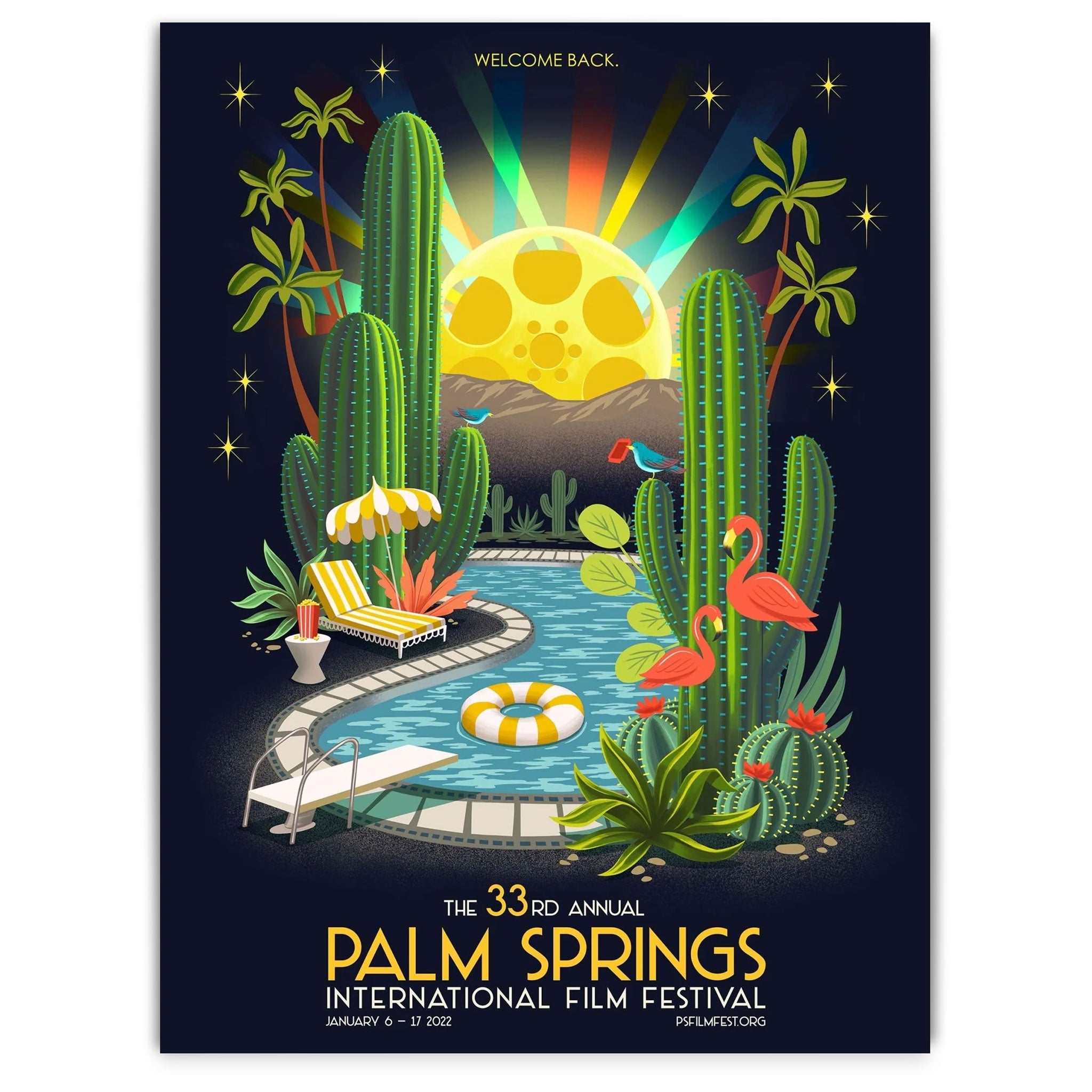 2022 Palm Springs International Film Festival Poster - Destination PSP