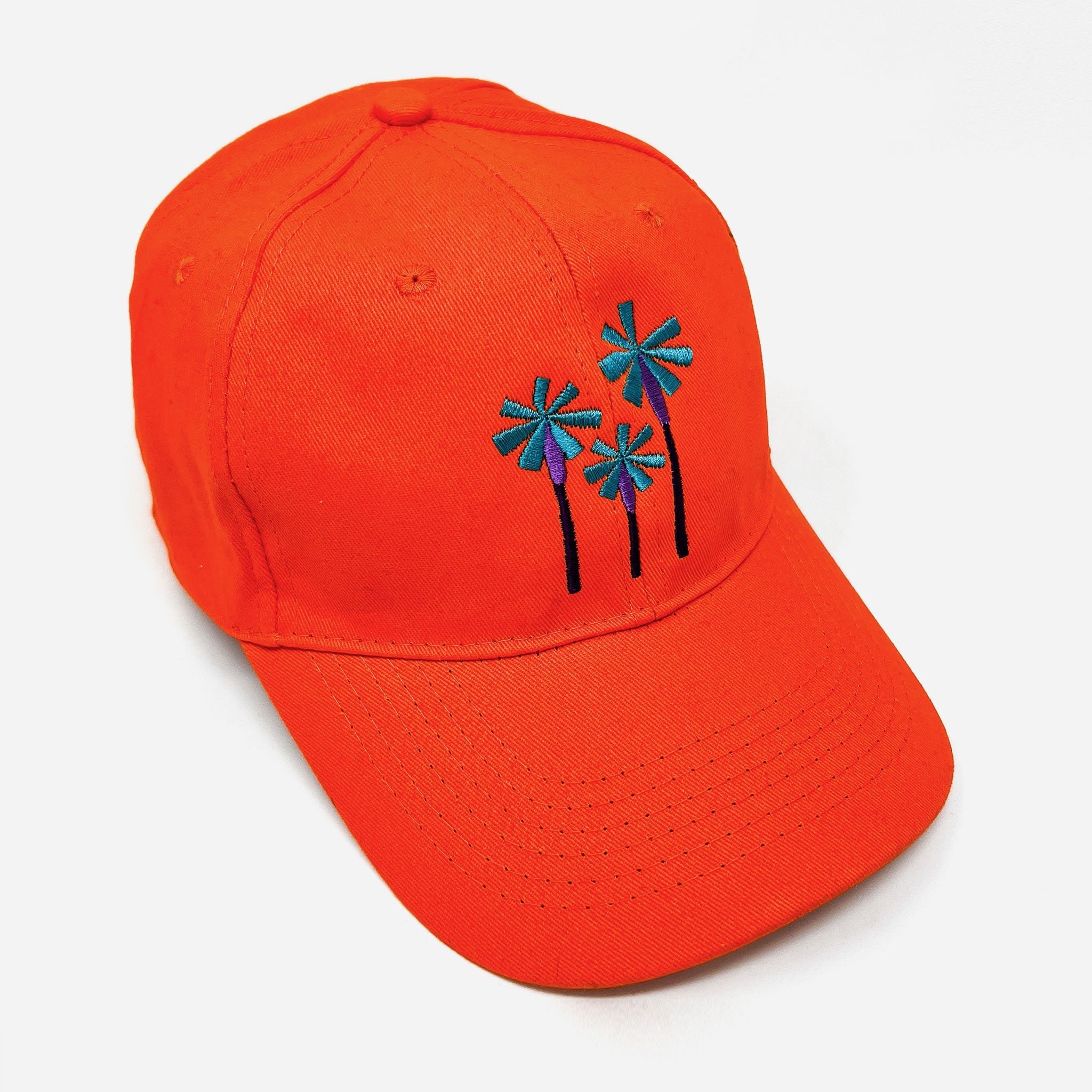 2024 Palm Springs International Shortfest Embroidered Baseball Cap - Orange - Destination PSP