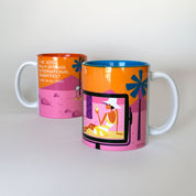 2024 Palm Springs Shortfest by SHAG Mug - Orange - Destination PSP