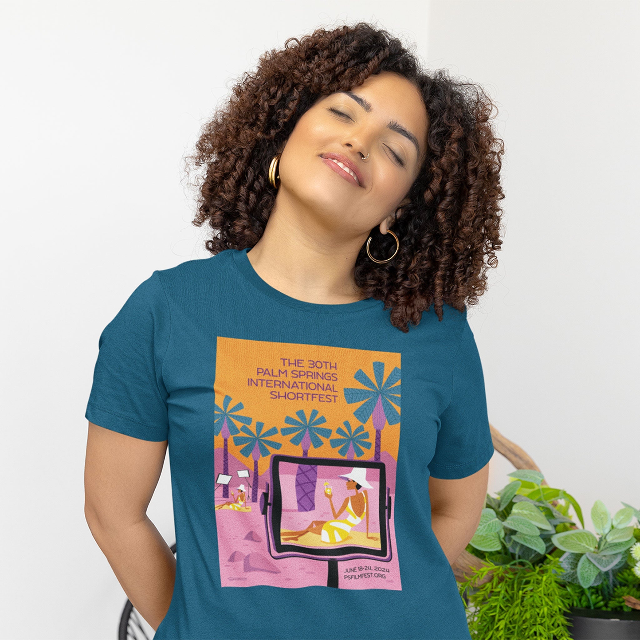 2024 Shortfest by SHAG Unisex T-Shirt - Deep Teal - Destination PSP