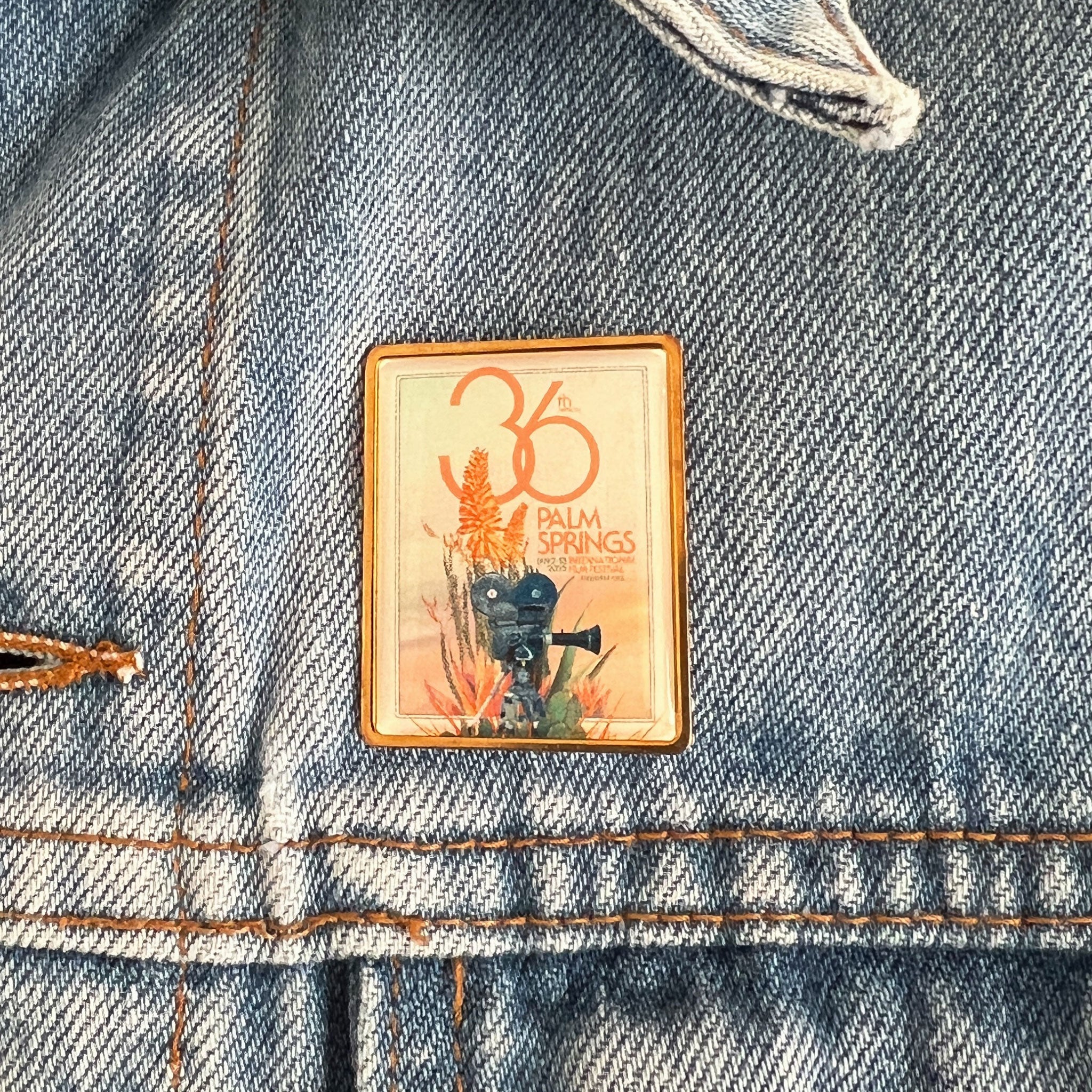 2025 Film Festival Poster Art Lapel Pin - Destination PSP