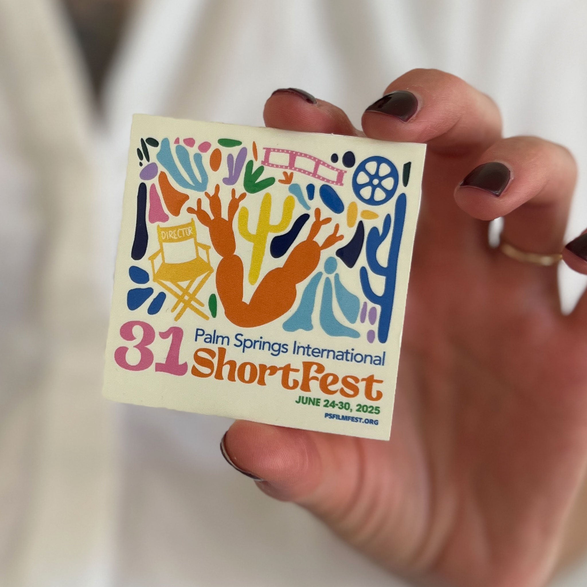 2025 Palm Springs International Shortfest Sticker - Destination PSP