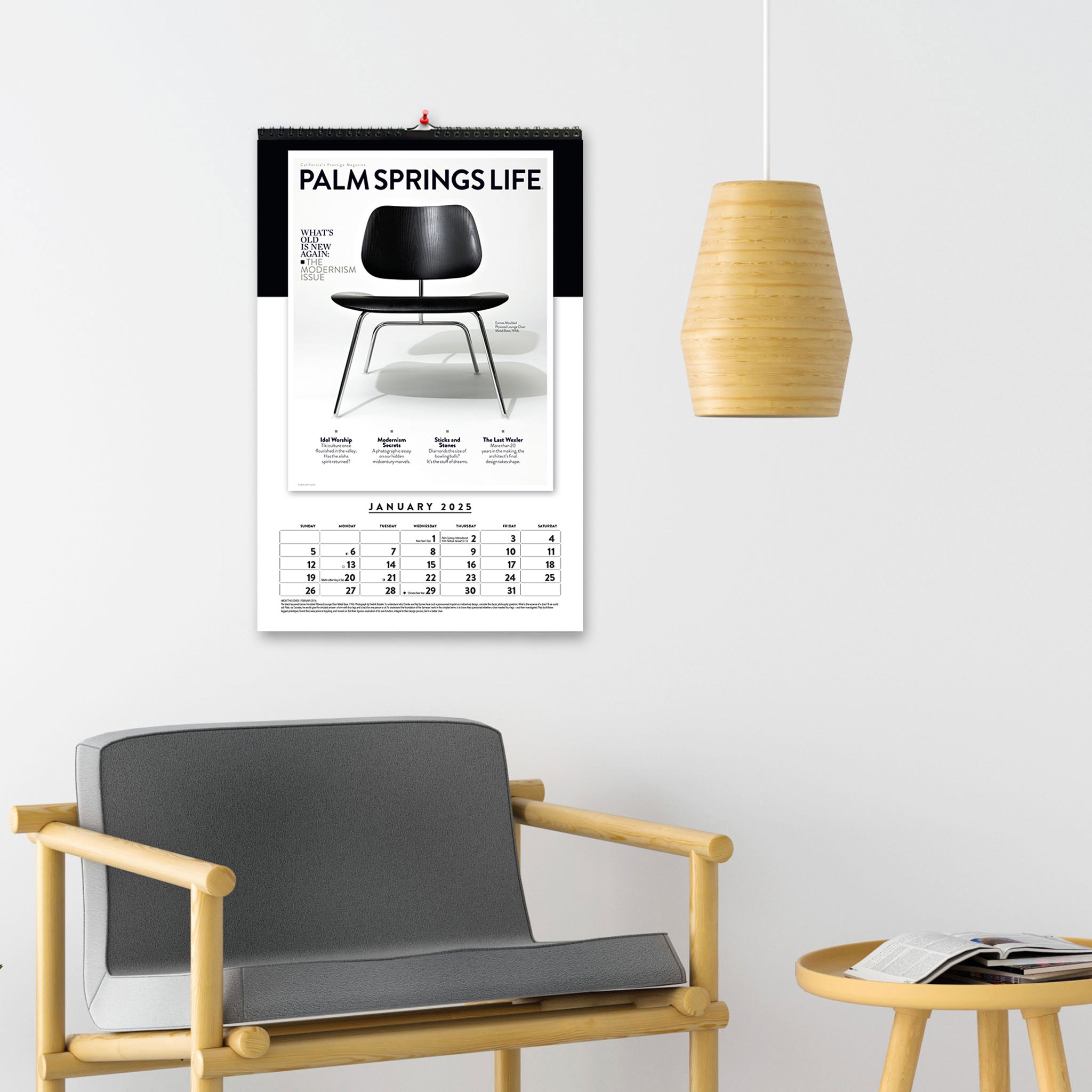 2025 Palm Springs Life Calendar - Modernism - Destination PSP