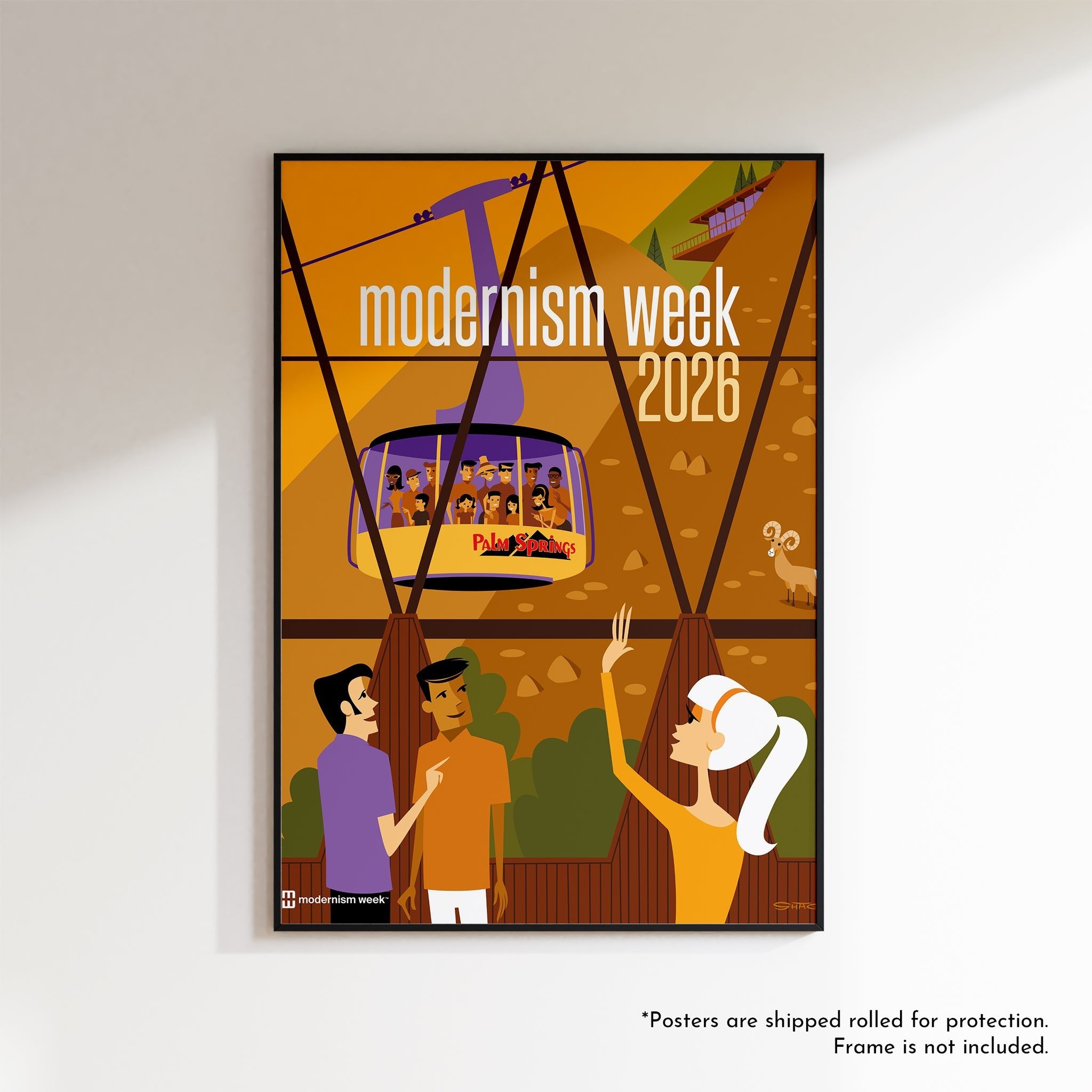 2026 Modernism Week Poster by Shag - Destination PSP