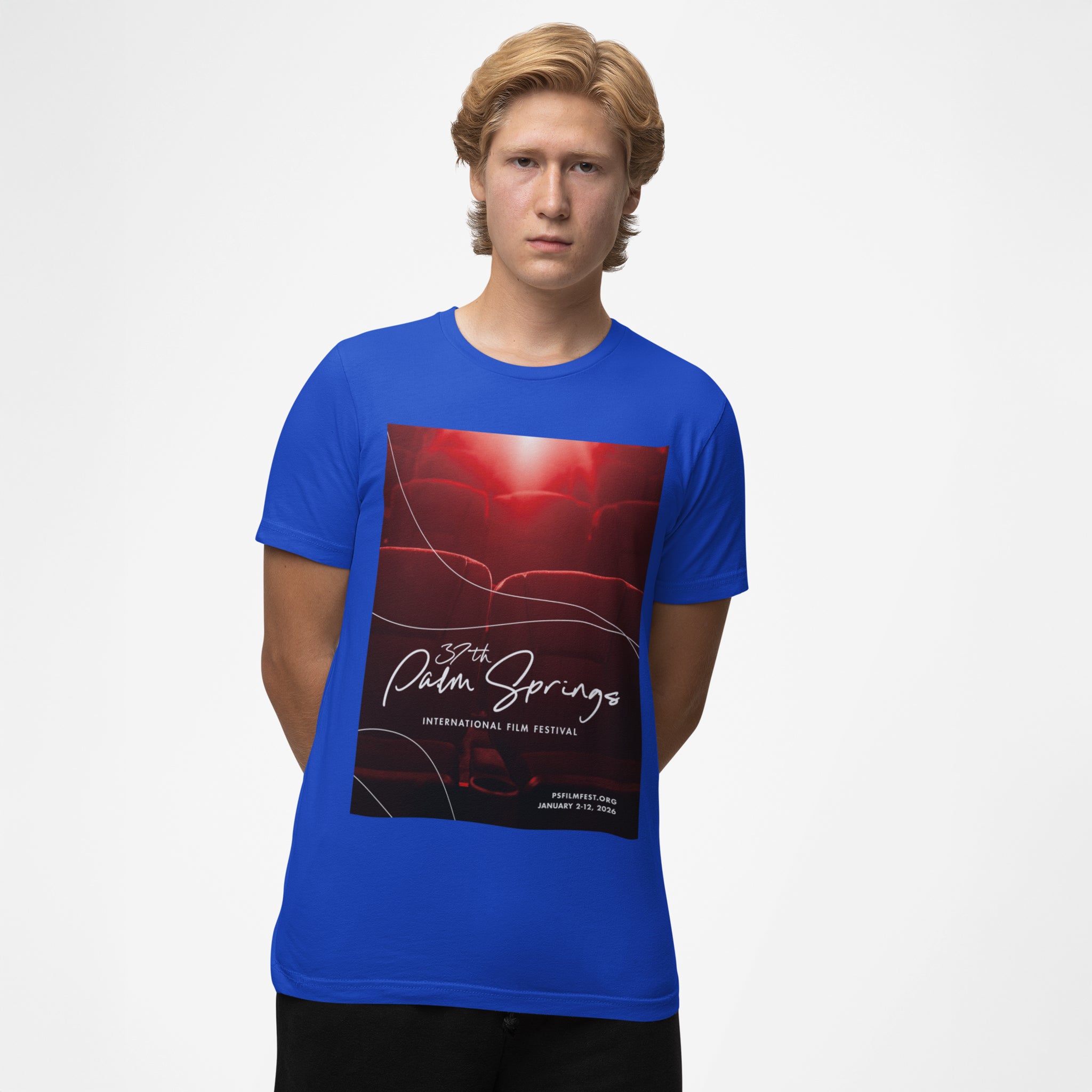 2026 Palm Springs Film Festival Unisex T-shirt - True Royal