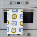 Atomic Design Cotton Dish Towel - Blue green