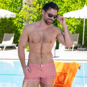 Mod Swim Shorts - Links Orange
