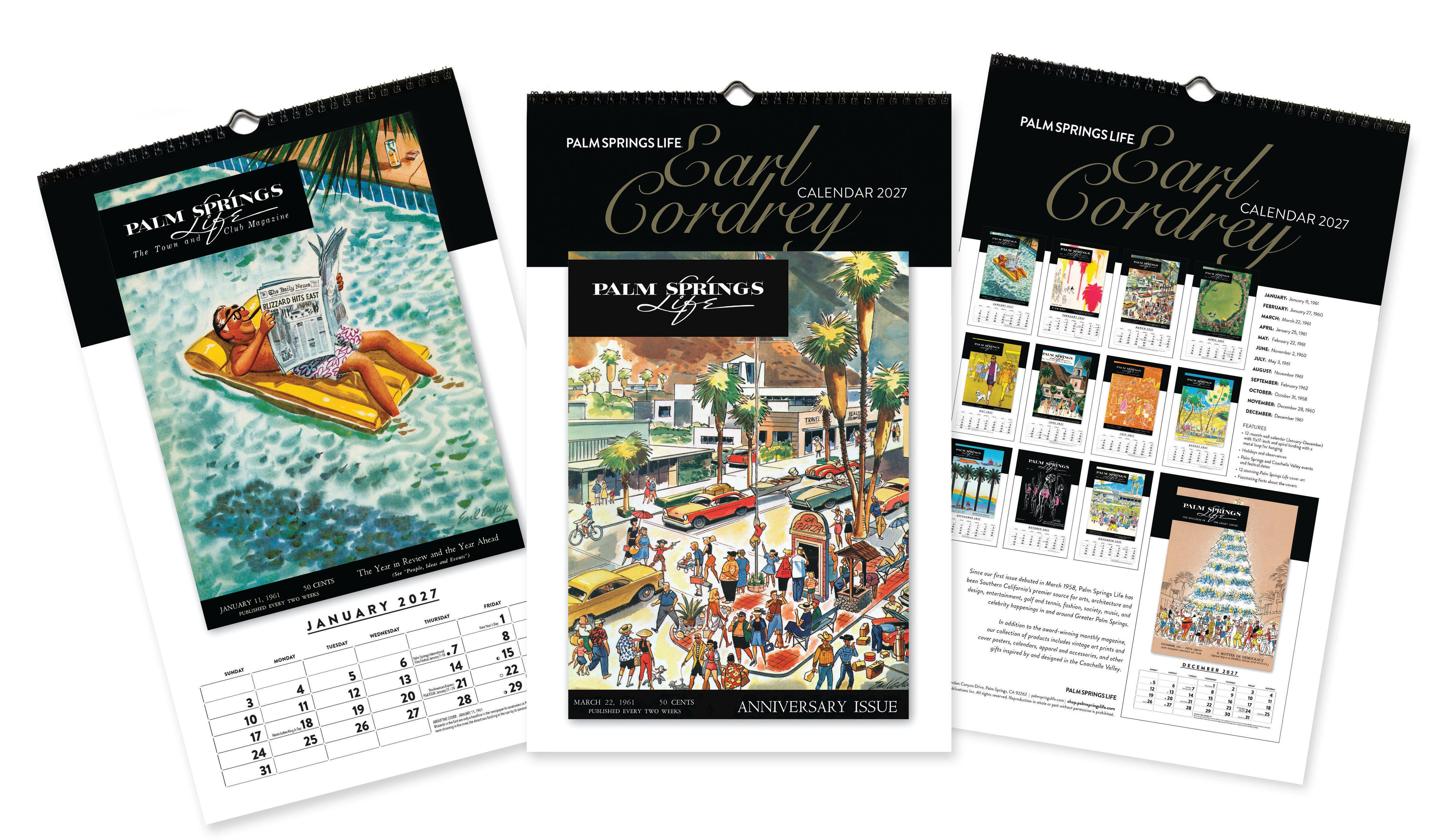 2027 Palm Springs Life Calendar - Earl Cordrey