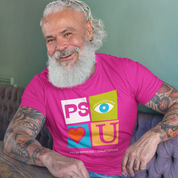 PS I Love You Icons Unisex T - Fuchsia