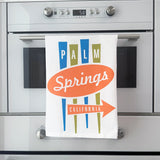 Palm Springs Sign Design Dish Towel