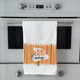 Palm Springs Dish Towel - Orange yellow