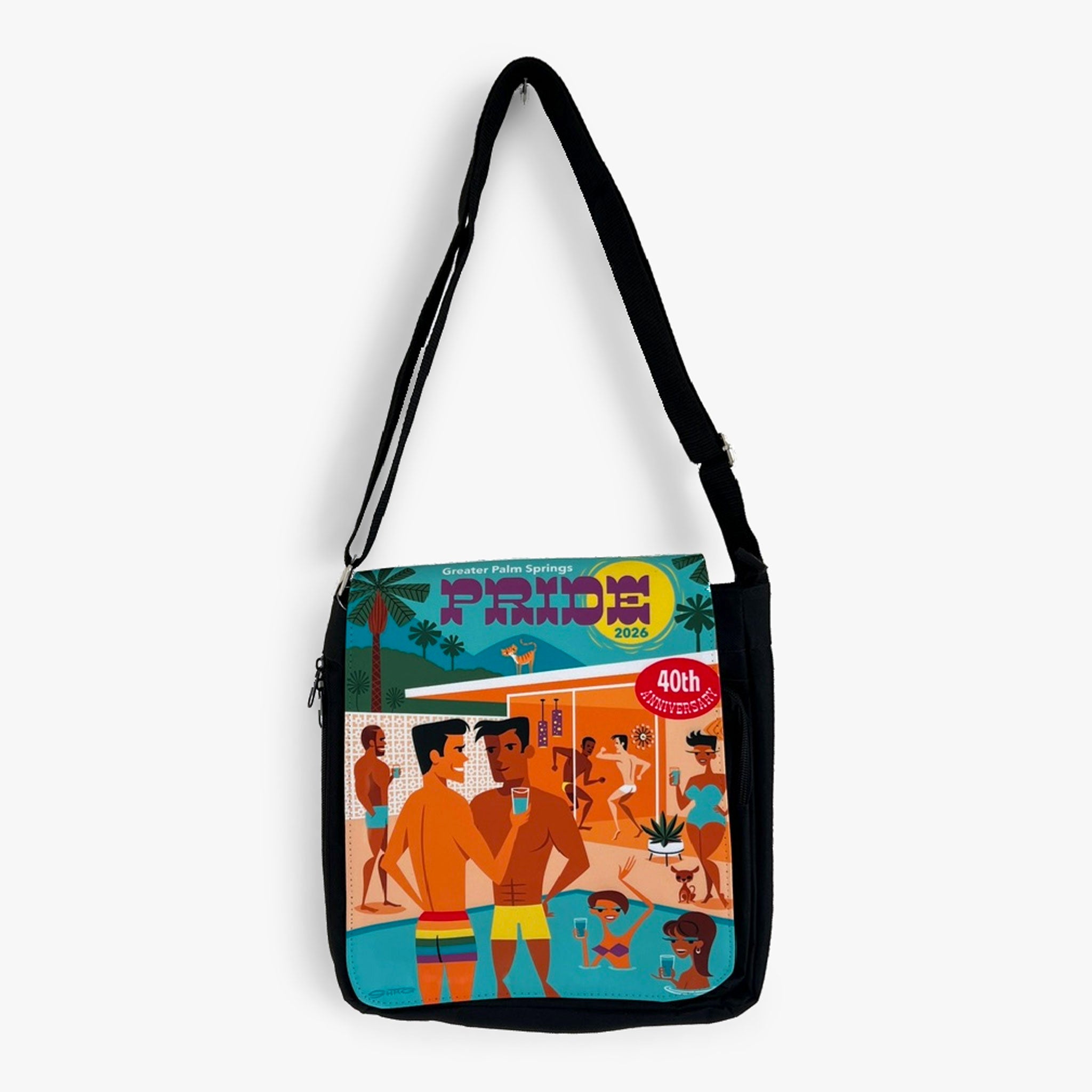 2026 Pride Poster by Shag Messenger Bag