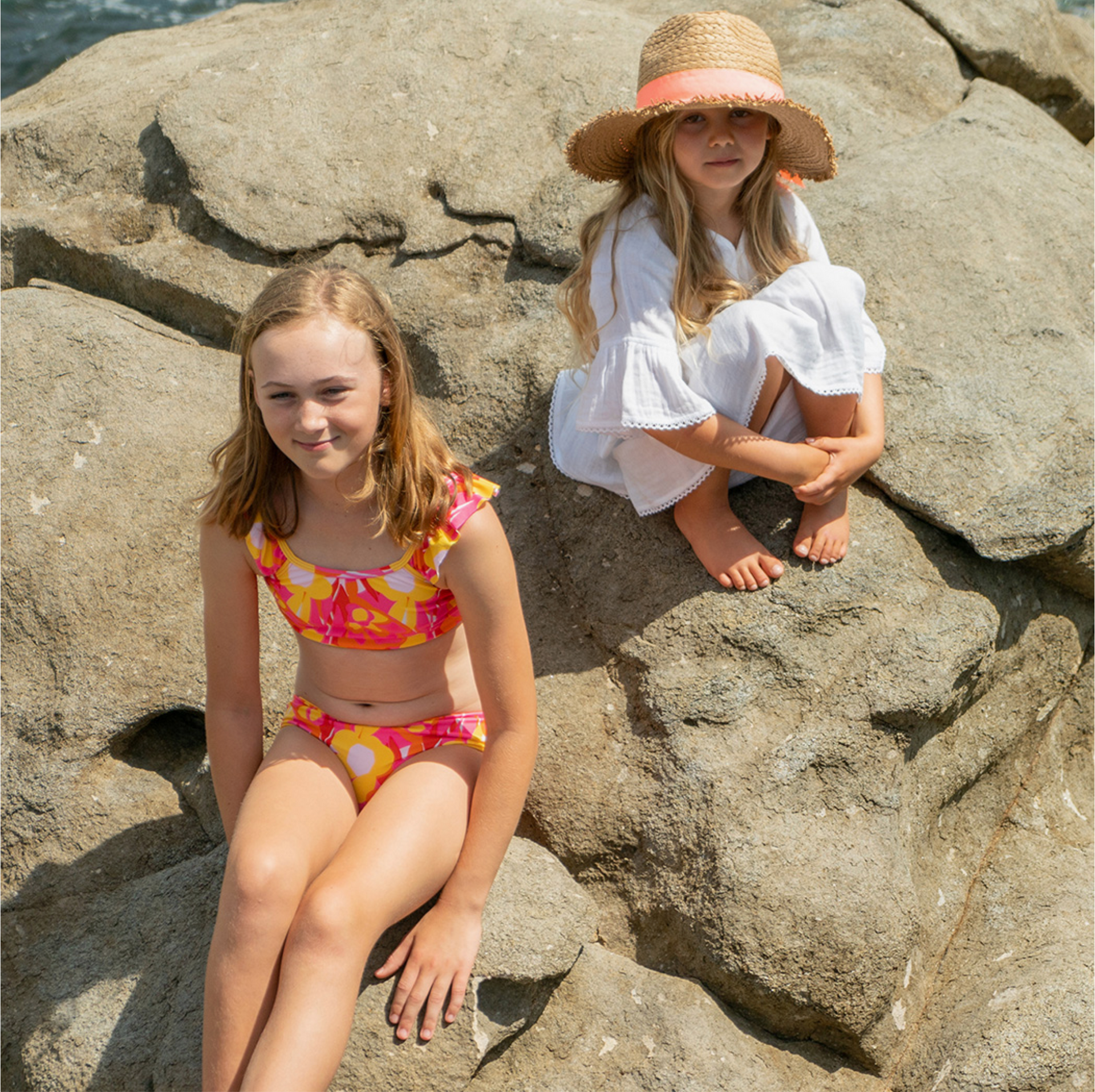 Snapper Rock Pop of Sunshine Frill Crop Bikini – Destination PSP