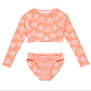 Snapper Rock Cali Palms Recycled Crop LS Rash Set