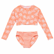 Snapper Rock Cali Palms Recycled Crop LS Rash Set