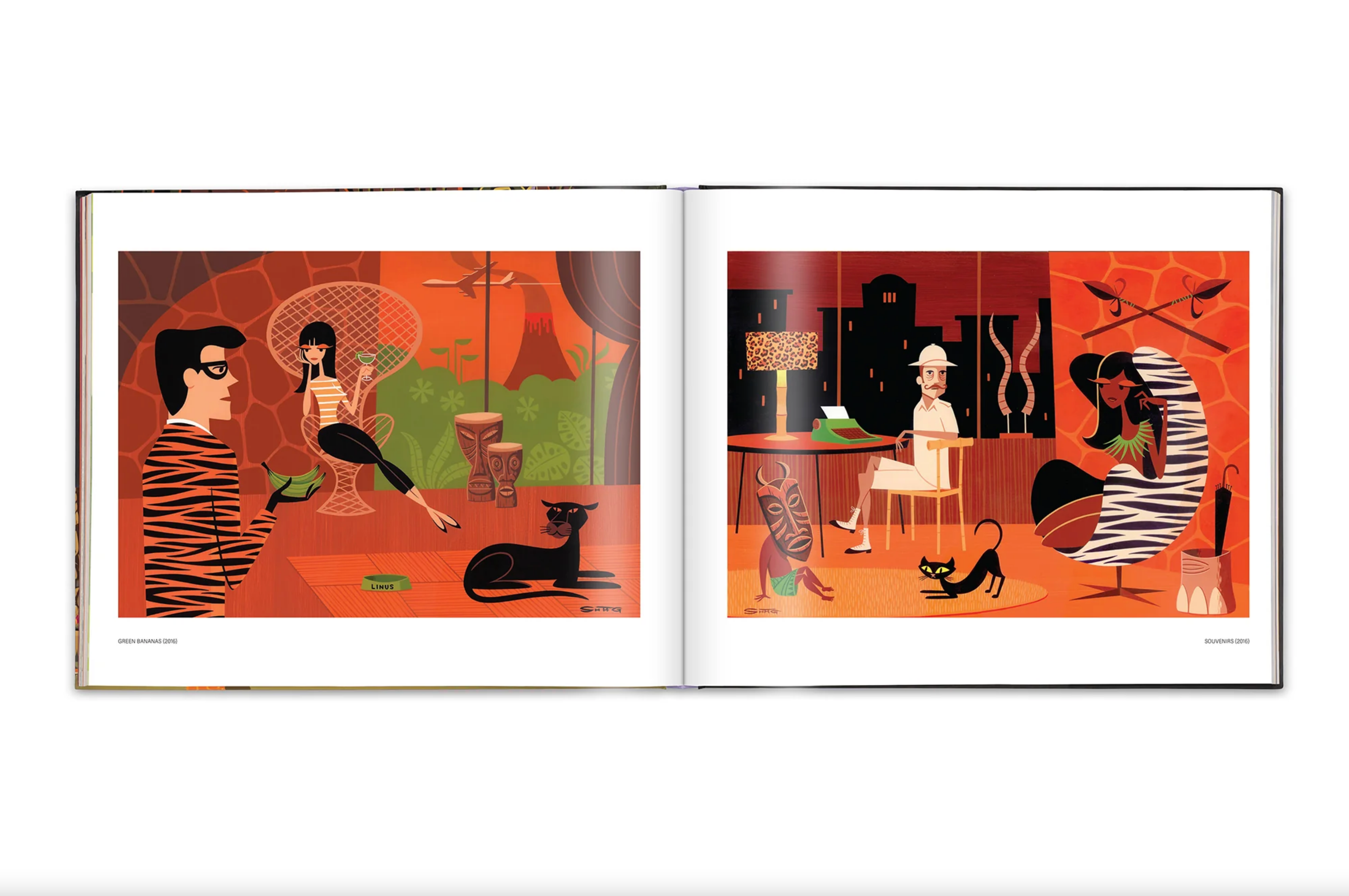 SHAG EXOTICA Hardcover book