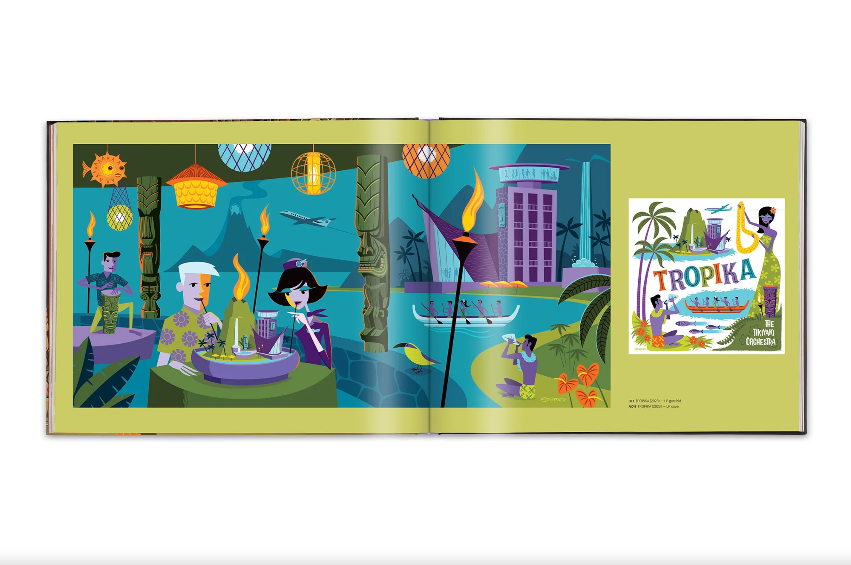 SHAG EXOTICA Hardcover book