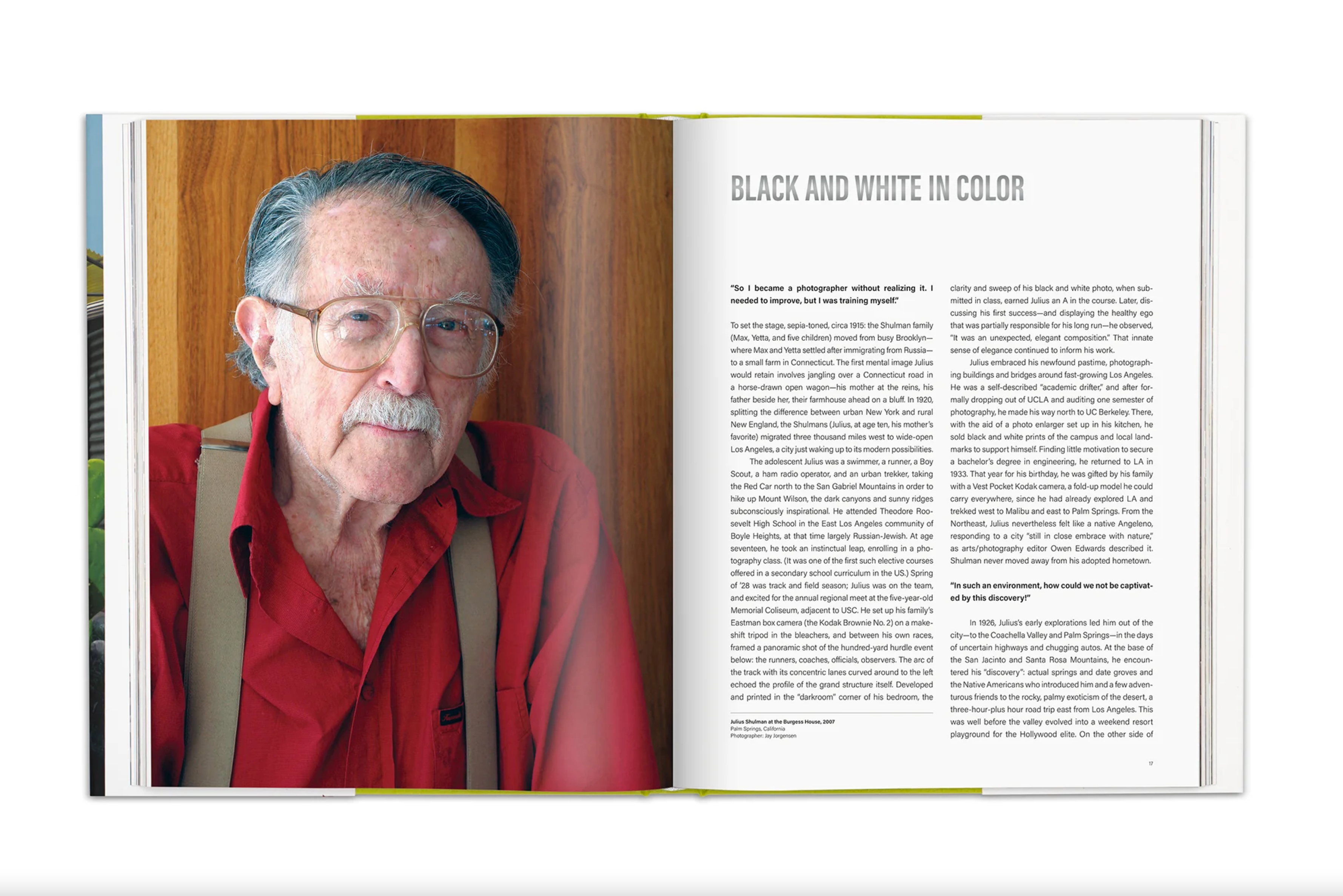 Julius Shulman Color Hardcover Book