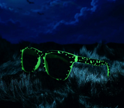 Goodr Sunglasses - What Lurks in the Shadow  - Glow-in-the-Dark