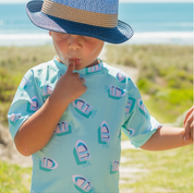 Snapper Rock Shades of Blue Fedora