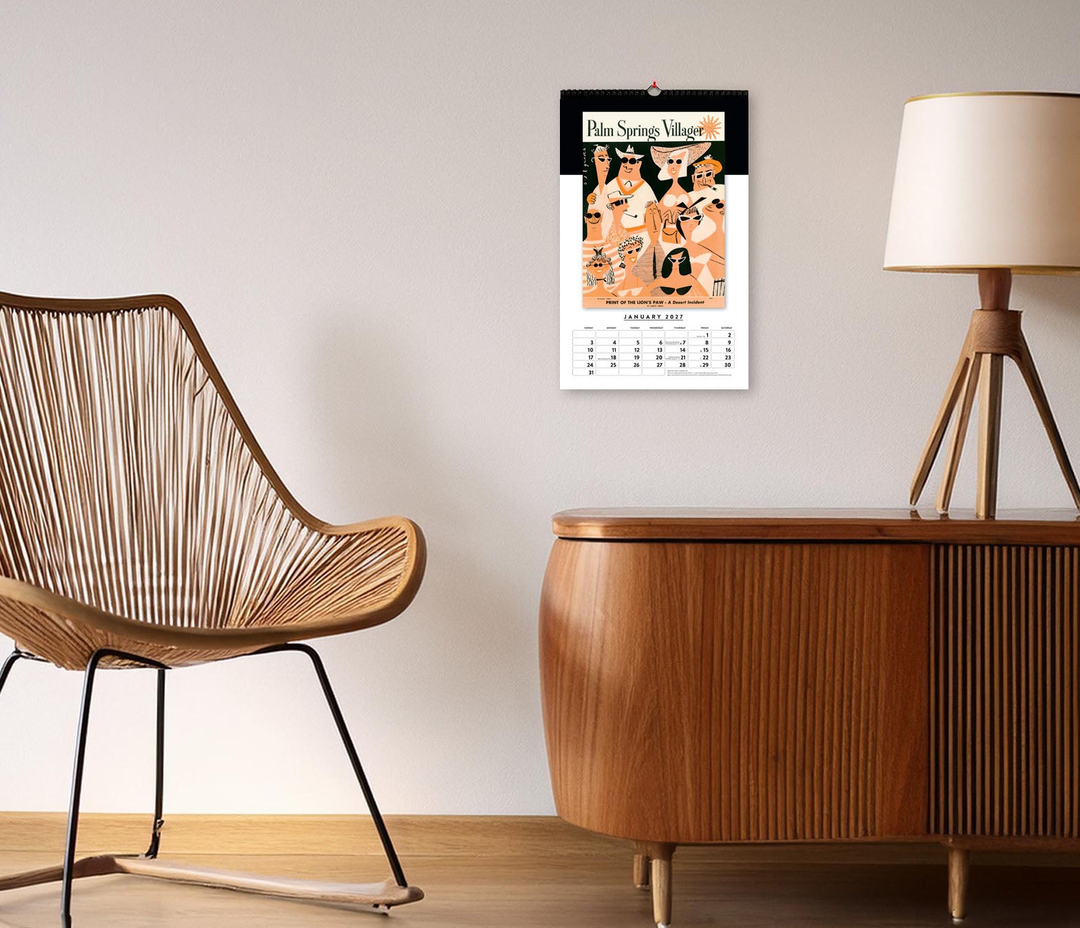 2027 Palm Springs Life Calendar - The Villager