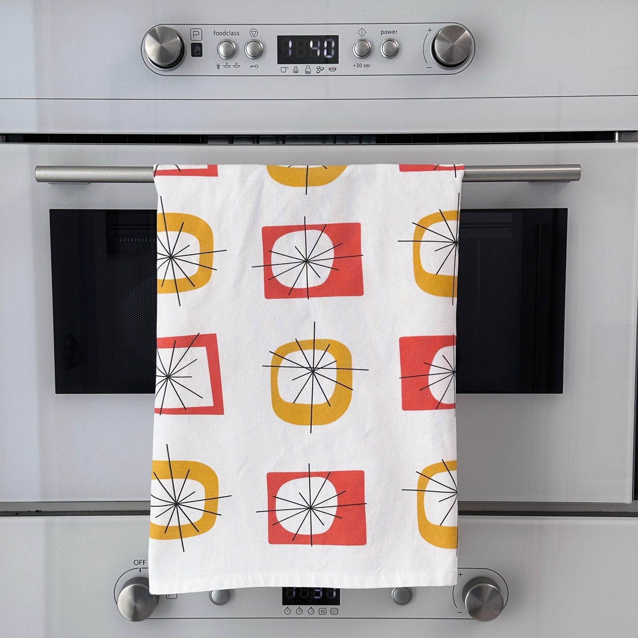 Atomic Design Cotton Dish Towel - Orange yellow - Destination PSP