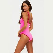 Beach Riot Ciai One Piece Swimsuit - Electric Pink