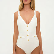 Beach Riot Eloise One Piece Swimsuit - I Do Ivory - Destination PSP