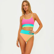 Beach Riot Eva Swim Top - Aqua Haze