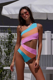 Beach Riot Joyce One Piece Swimsuit - Crush Colorblock - Destination PSP
