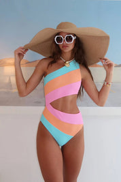 Beach Riot Joyce One Piece Swimsuit - Crush Colorblock - Destination PSP