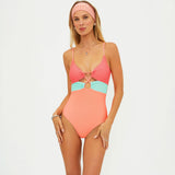 Beach Riot Leslie One Piece Swimsuit - Guava Jelly
