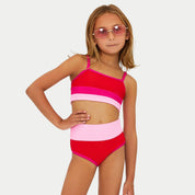 Beach Riot Little Eva & Emmie Swimsuit - Gumdrop Colorblock